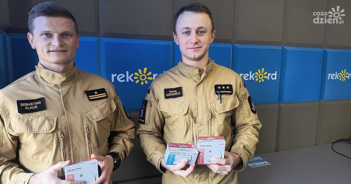 S. Klaus, R. Ledkiewicz: "Czujka na straży Twojego bezpieczeństwa" to już akcja całoroczna