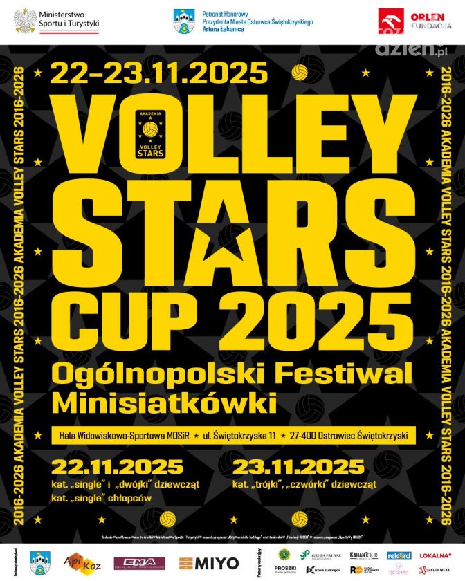 W weekend w Ostrowcu króluje siatkówka - Volley Stars Cup 2025