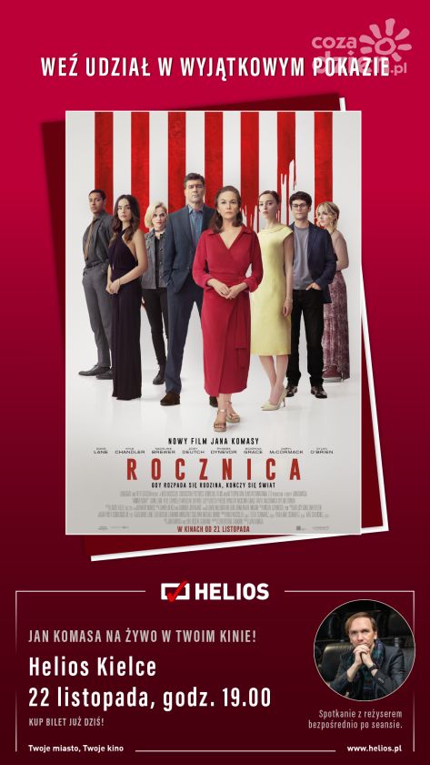 Premiera „Rocznicy” Jana Komasy już w sobotę. Reżyser spotka się z widzami w Kielcach