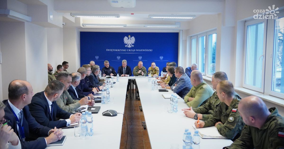 Obradował Wojewódzki Zespół Zarządzania Kryzysowego
