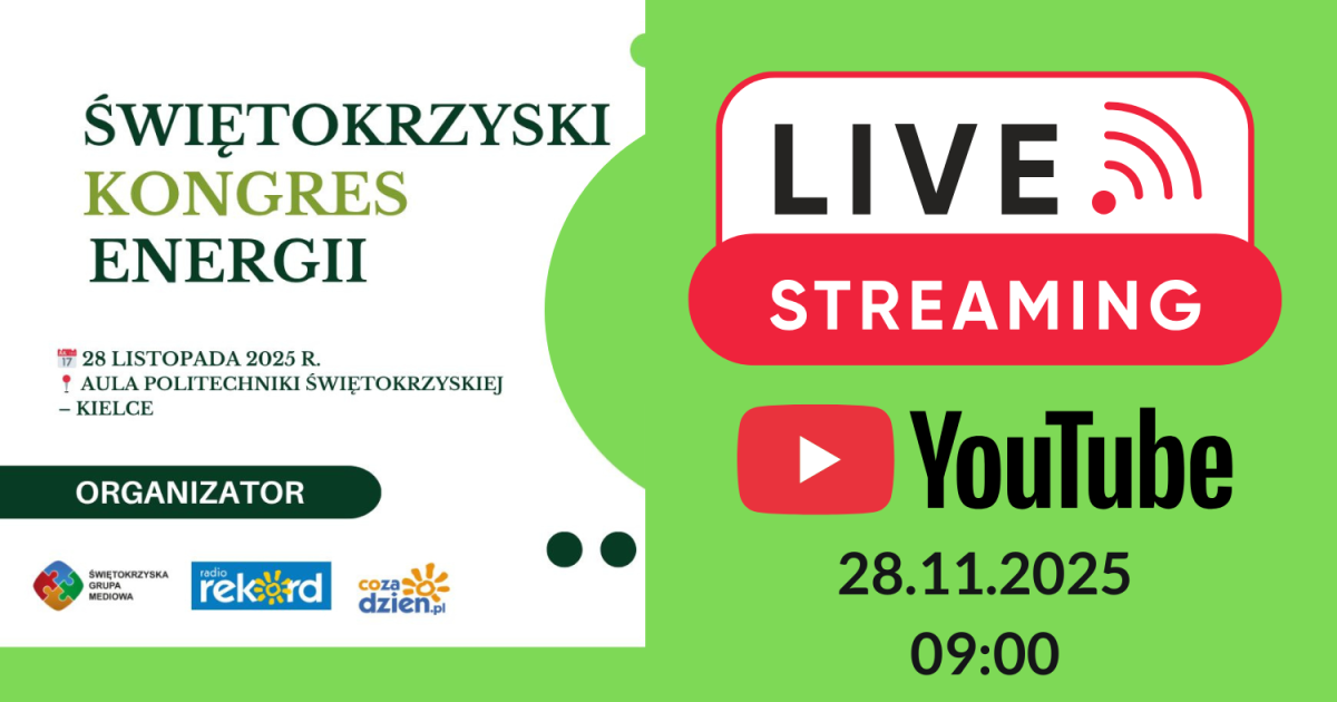 Świętokrzyski Kongres Energii już w ten piątek – transmisja na żywo
