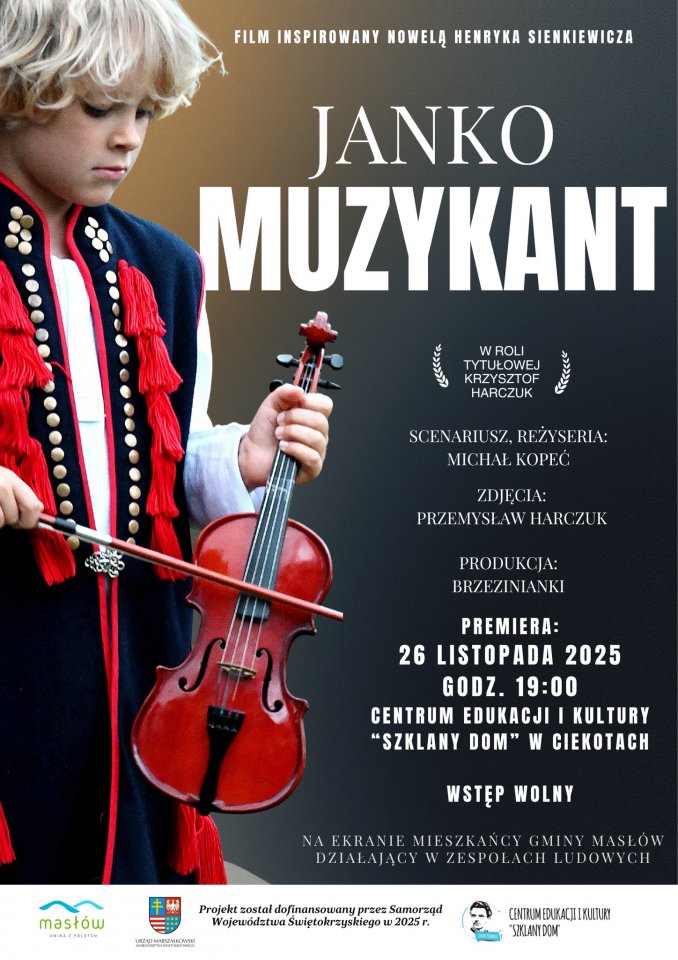 Premiera filmu „Janko Muzykant” już dziś w „Szklanym Domu”