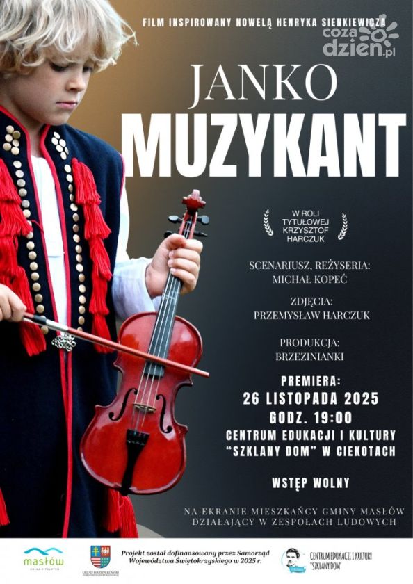 Premiera filmu „Janko Muzykant” już dziś w „Szklanym Domu”