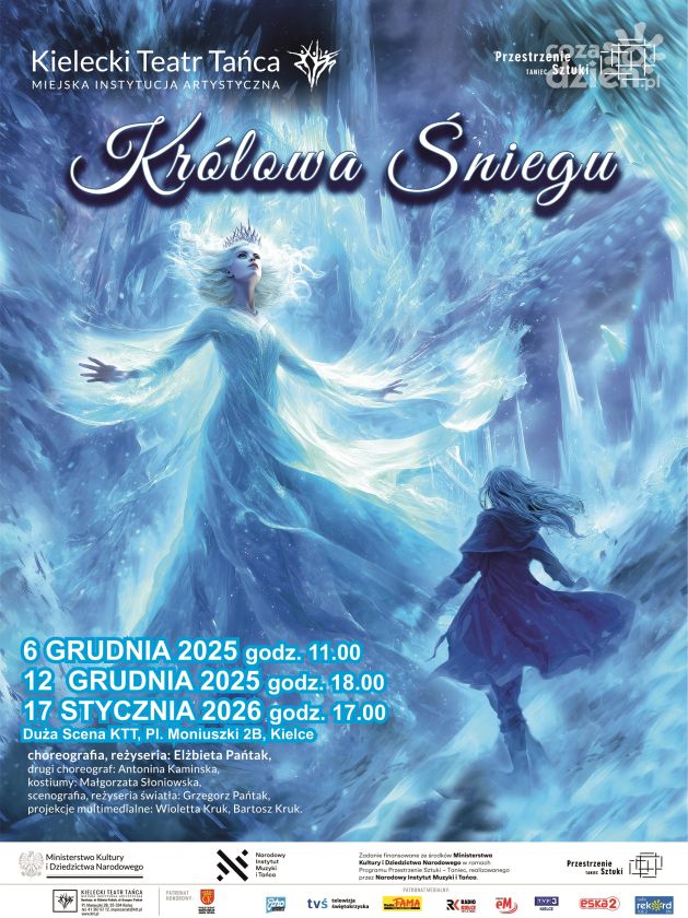 „Królowa Śniegu” w nowej odsłonie Kieleckiego Teatru Tańca