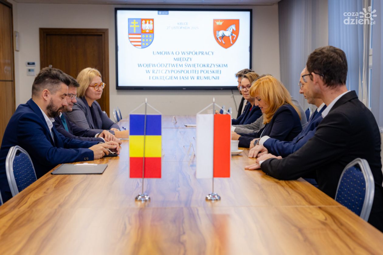 Świętokrzyskie i Iași zacieśniają współpracę. Podpisano umowę otwierającą nowy etap partnerstwa regionalnego
