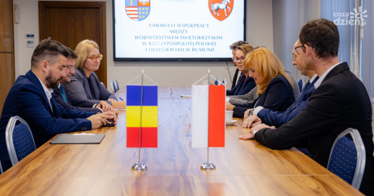 Świętokrzyskie i Iași zacieśniają współpracę. Podpisano umowę otwierającą nowy etap partnerstwa regionalnego