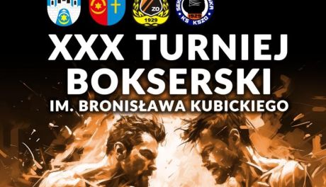 W sobotę jubileuszowy XXX turniej bokserski imienia Bronisława Kubickiego