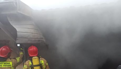 Pożar budynku na ul. Pięknej w Skarżysku-Kamiennej