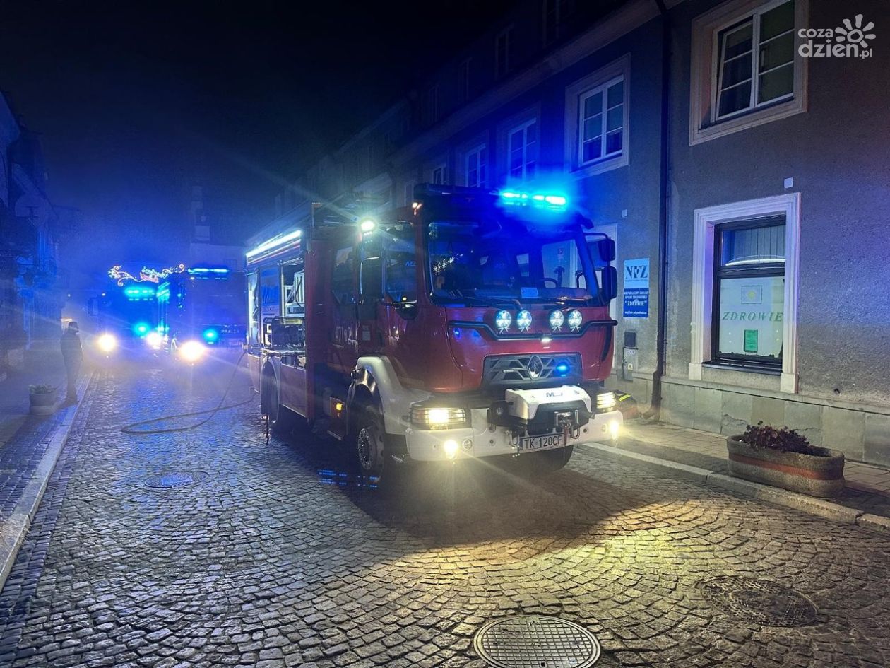 Dwa dramatyczne pożary. Jeden w Sandomierzu drugi w Iwaniskach