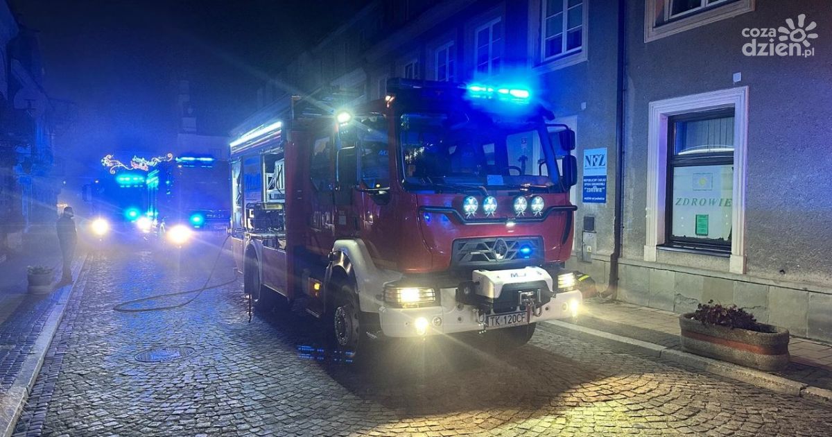 Dwa dramatyczne pożary. Jeden w Sandomierzu drugi w Iwaniskach