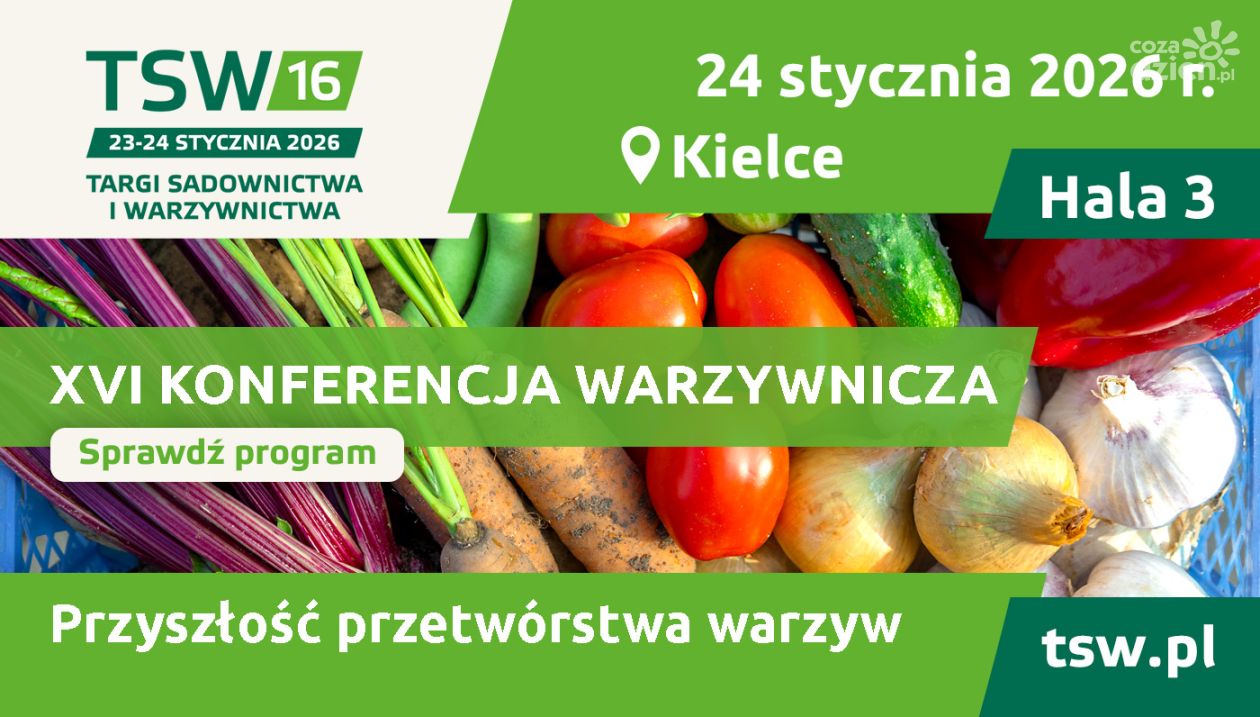 Przyszłość przetwórstwa warzyw – eksperci branży spotkają się podczas TSW 2026 w Kielcach