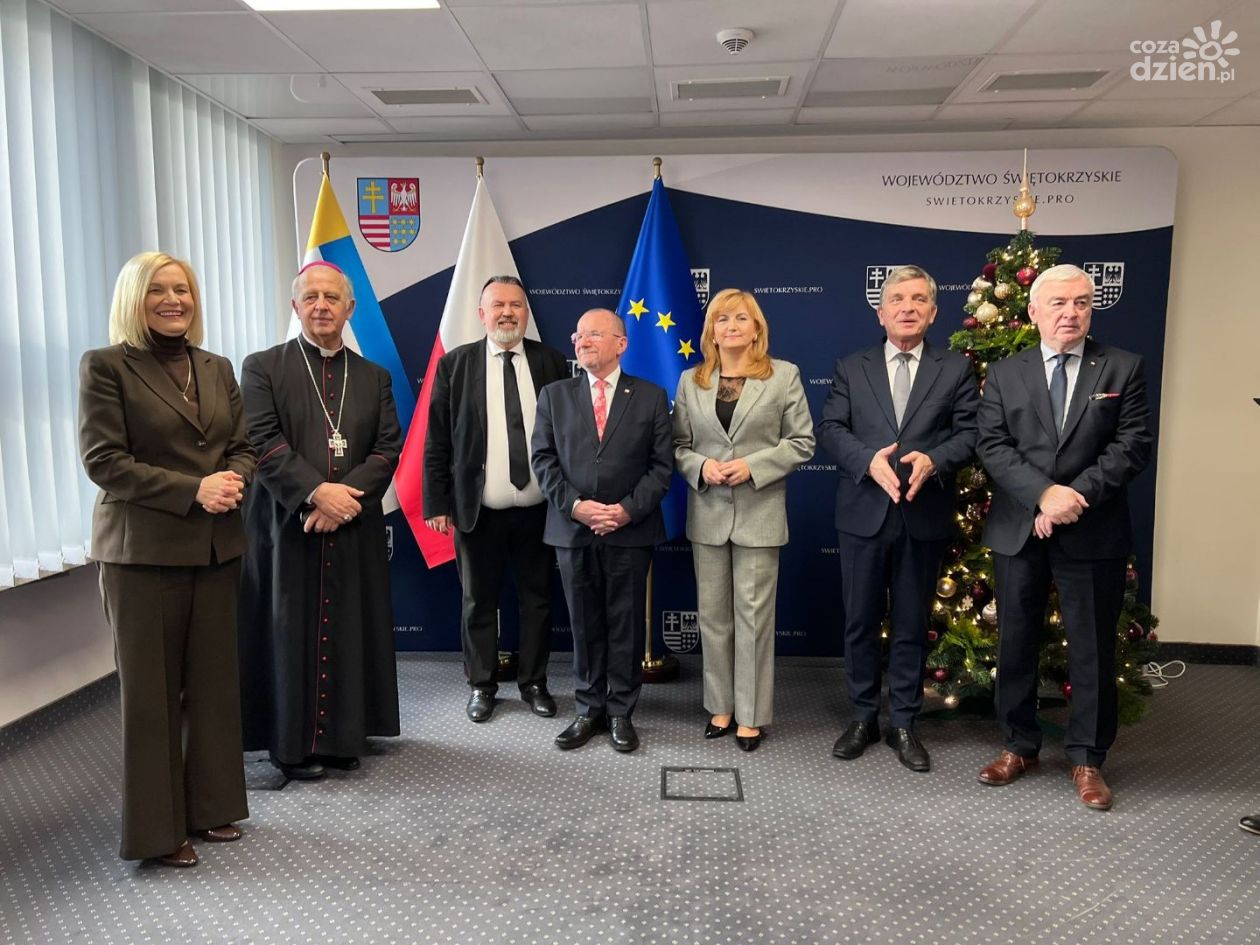 Spotkanie opłatkowe dla przedstawicieli mediów w Urzędzie Marszałkowskim