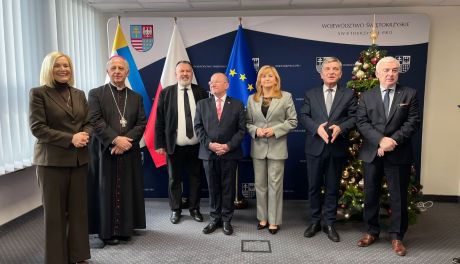 Spotkanie opłatkowe dla przedstawicieli mediów w Urzędzie Marszałkowskim