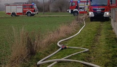 W Szwarszowicach płonęła piwnica