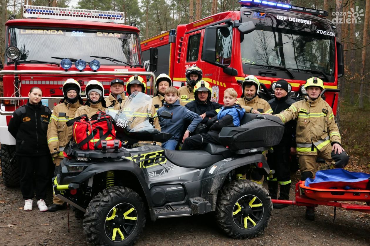 Szkolenie grupy poszukiwawczo-ratowniczej OSP Ociesęki ze Strażą Leśną z Nadleśnictwa Łagów