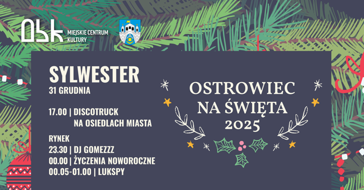 Wspólne powitanie Nowego Roku w Ostrowcu Świętokrzyskim