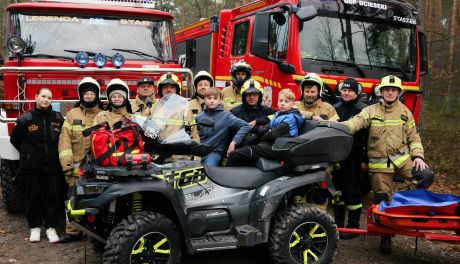 Szkolenie grupy poszukiwawczo-ratowniczej OSP Ociesęki ze Strażą Leśną z Nadleśnictwa Łagów