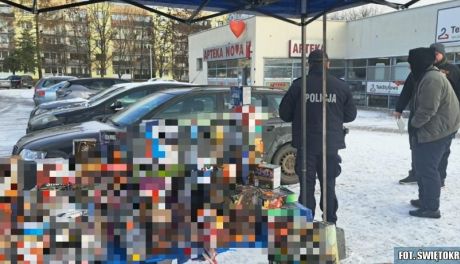 Policyjne kontrole fajerwerków przed Sylwestrem. Apel o bezpieczeństwo