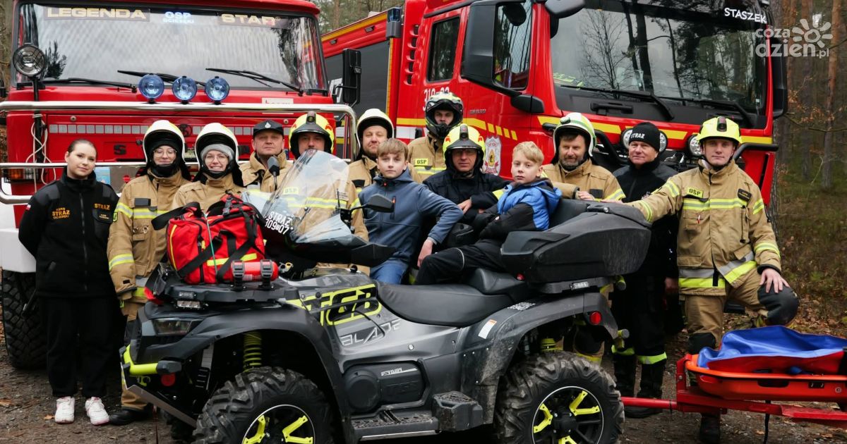 Szkolenie grupy poszukiwawczo-ratowniczej OSP Ociesęki ze Strażą Leśną z Nadleśnictwa Łagów