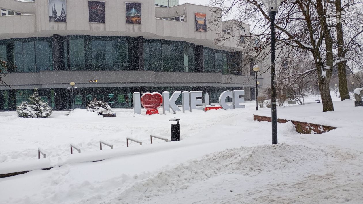 Zimowa aura w Kielcach daje się we znaki
