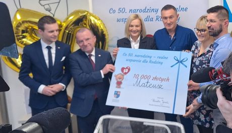 Pierwsze wsparcie w ramach programu „Co 50. narodziny – realne wsparcie dla Rodziny”