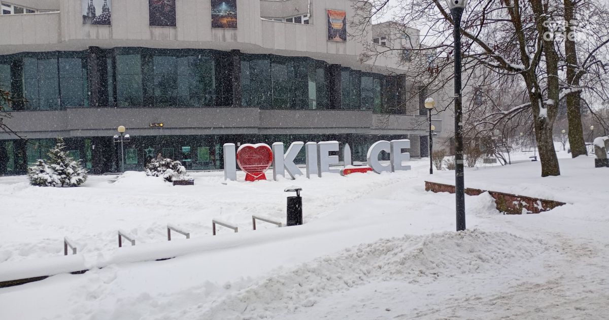 Zimowa aura w Kielcach daje się we znaki