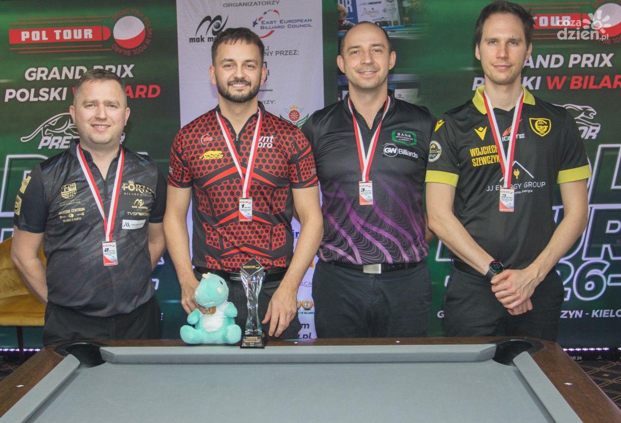 Skoneczny w wielkim finale! Świetny występ zawodnika Fortis Bilard Kielce w Gdańsku