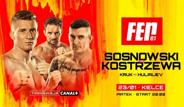 FEN 61 po raz pierwszy w Kielcach. Hala Legionów areną walk i powrotu do klatki kielczanina