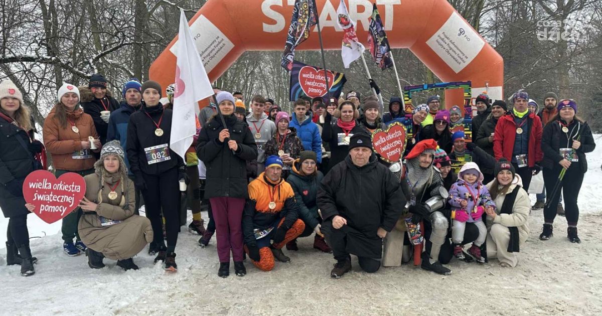 Biegiem pod hasłem "Policz się z cukrzycą" otworzyli 34. finał WOŚP w Ostrowcu Św.