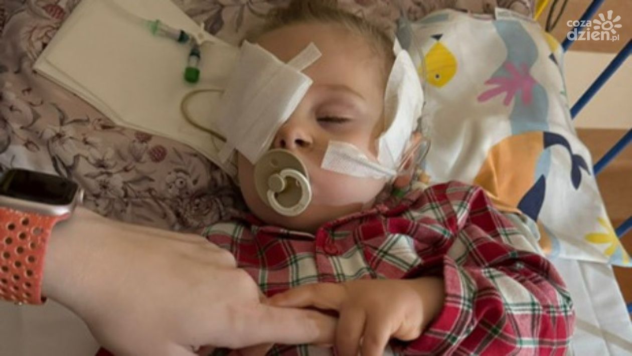 Mała Aurelka walczy z oponiakiem, potrzebuje naszej pomocy