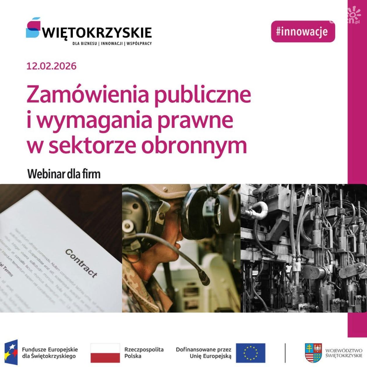 Bezpłatny webinar: Zamówienia publiczne i wymagania prawne w sektorze obronnym