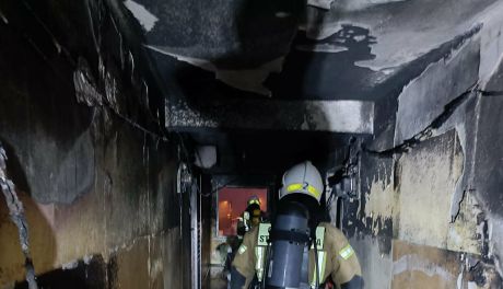 Kilkadziesiat osób w środku nocy musiało wyjść na ulicę