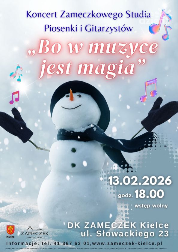 Bo w muzyce jest magia – koncert w Domu Kultury „Zameczek”