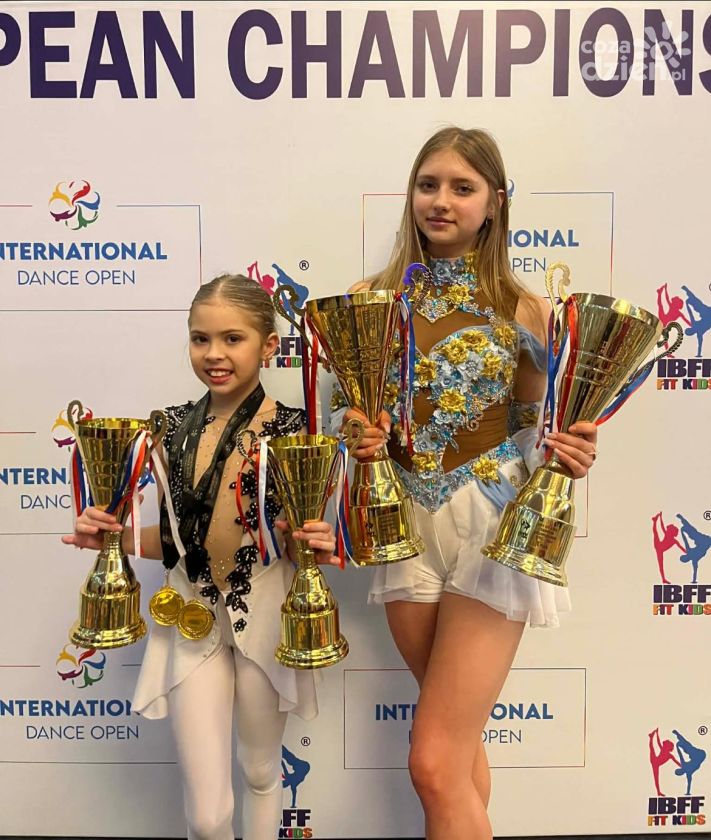 Lawina medali dla UKS Black White Ostrowiec na Mistrzostwach Europy IBFF Fit Kids