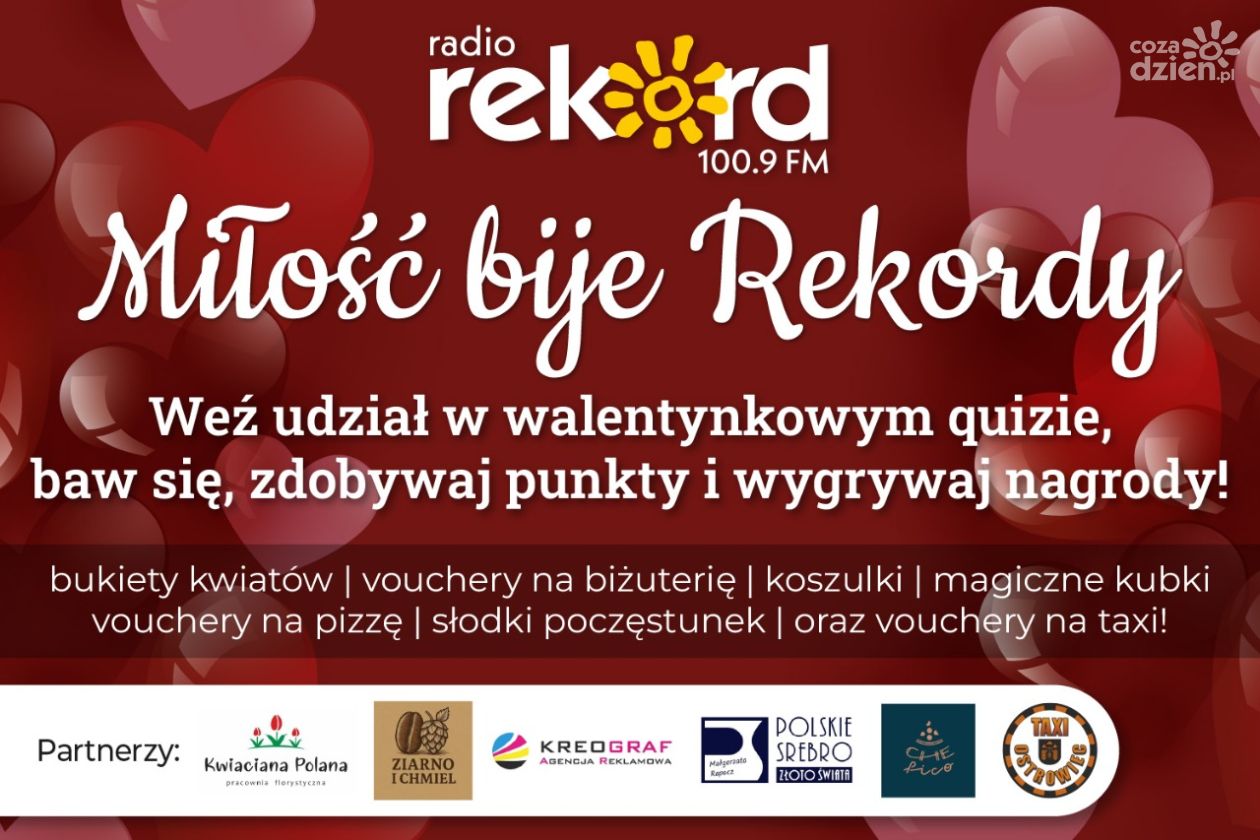 Rekordowa miłość na ulicach Ostrowca Świętokrzyskiego. Zagraj i wygraj nagrody