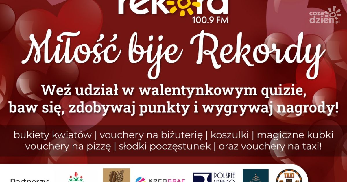 Rekordowa miłość na ulicach Ostrowca Świętokrzyskiego. Zagraj i wygraj nagrody