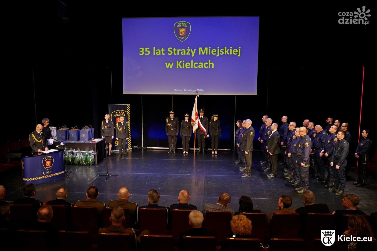 35 lat na straży porządku. Kielecka Straż Miejsca obchodzi ważny jubileusz