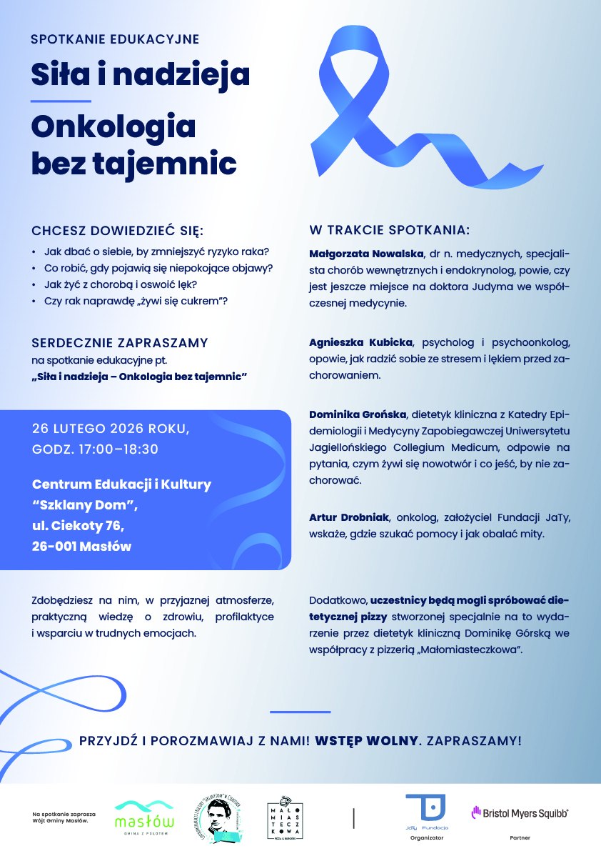 „Siła i nadzieja. Onkologia bez tajemnic” – edukacyjne spotkanie w Ciekotach