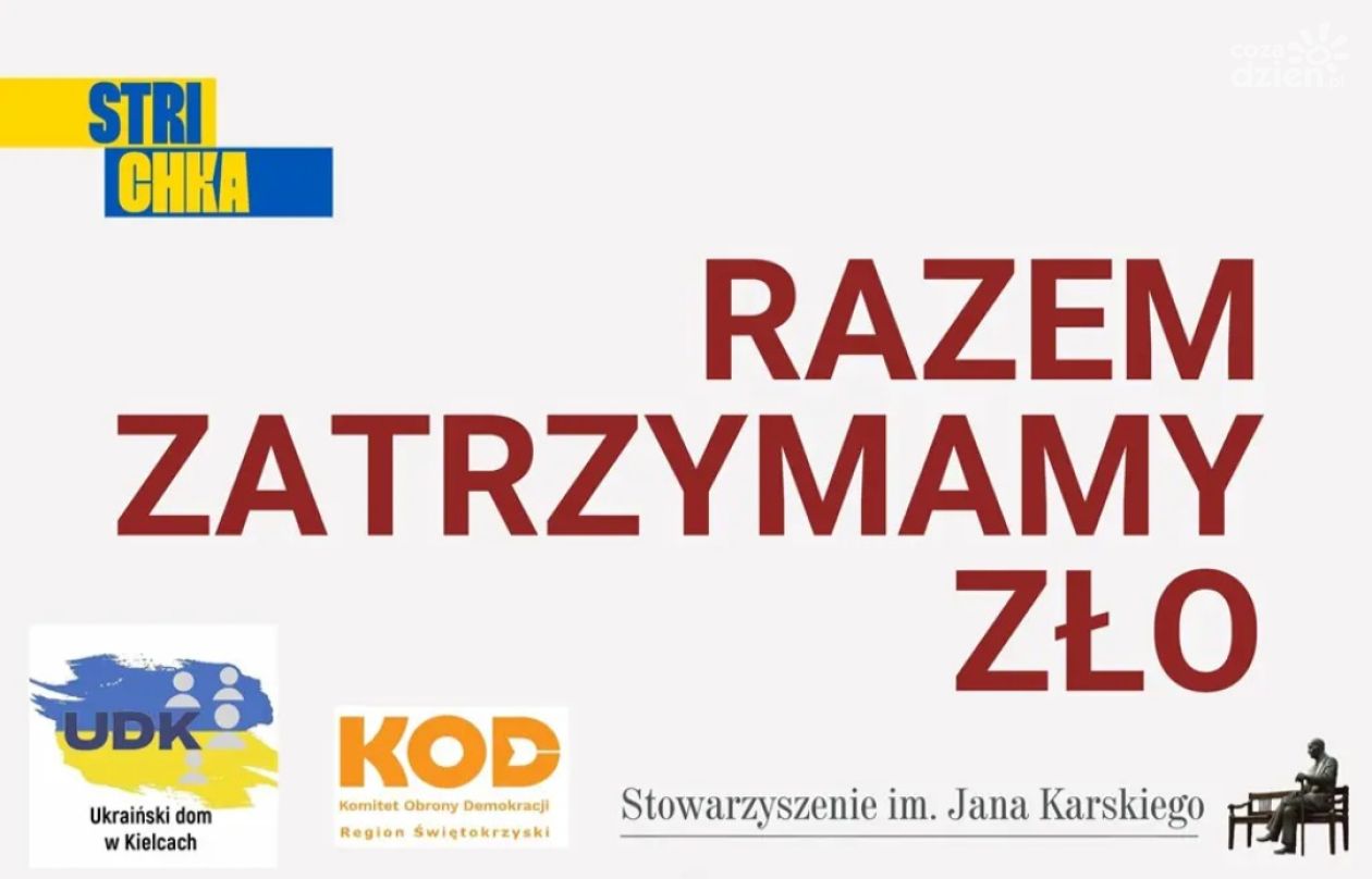 „Światło Pamięci” w Kielcach. 4. rocznica agresji Rosji na Ukrainę