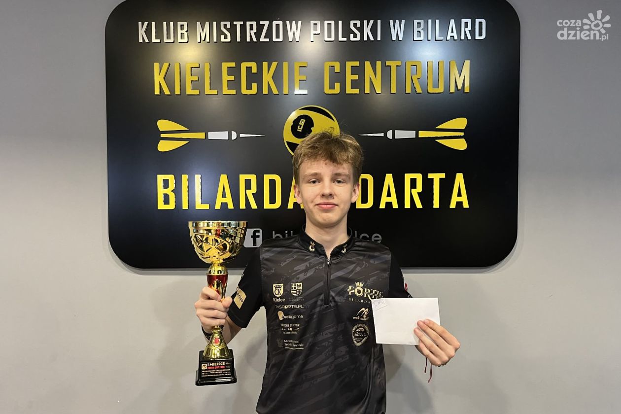 Za nami bilardowy turniej Fortis Cup 2026 w Kielcach. 42 zawodników i zwycięstwo Jakuba Chrobota