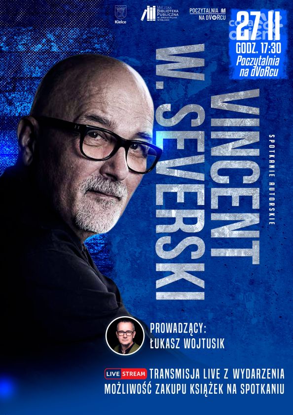 Spotkanie autorskie z Vincentem V. Severskim w Kielcach