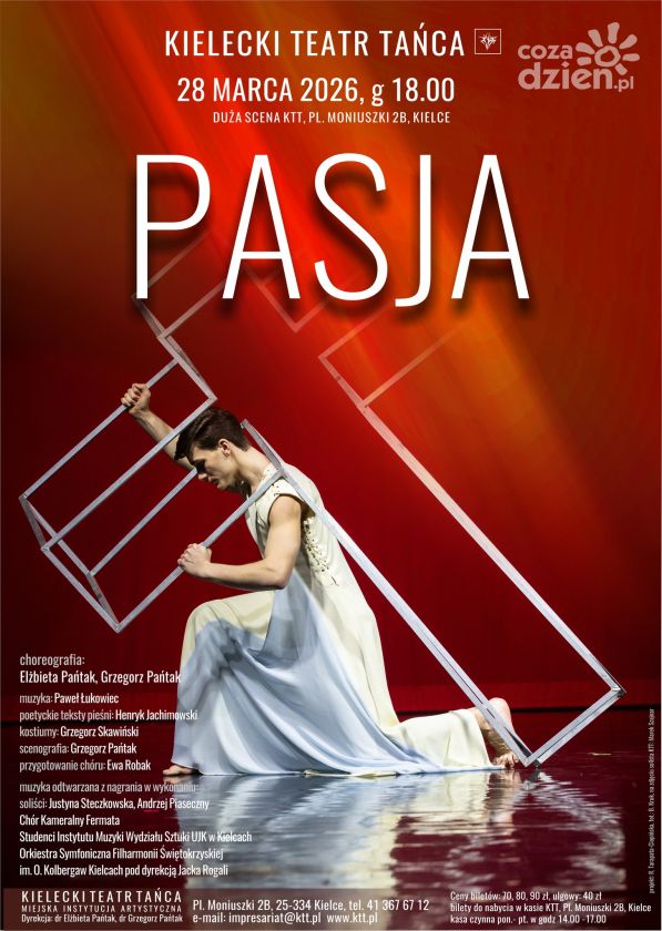 „Pasja” w Kieleckim Teatrze Tańca. Misterium miłości silniejszej niż grzech
