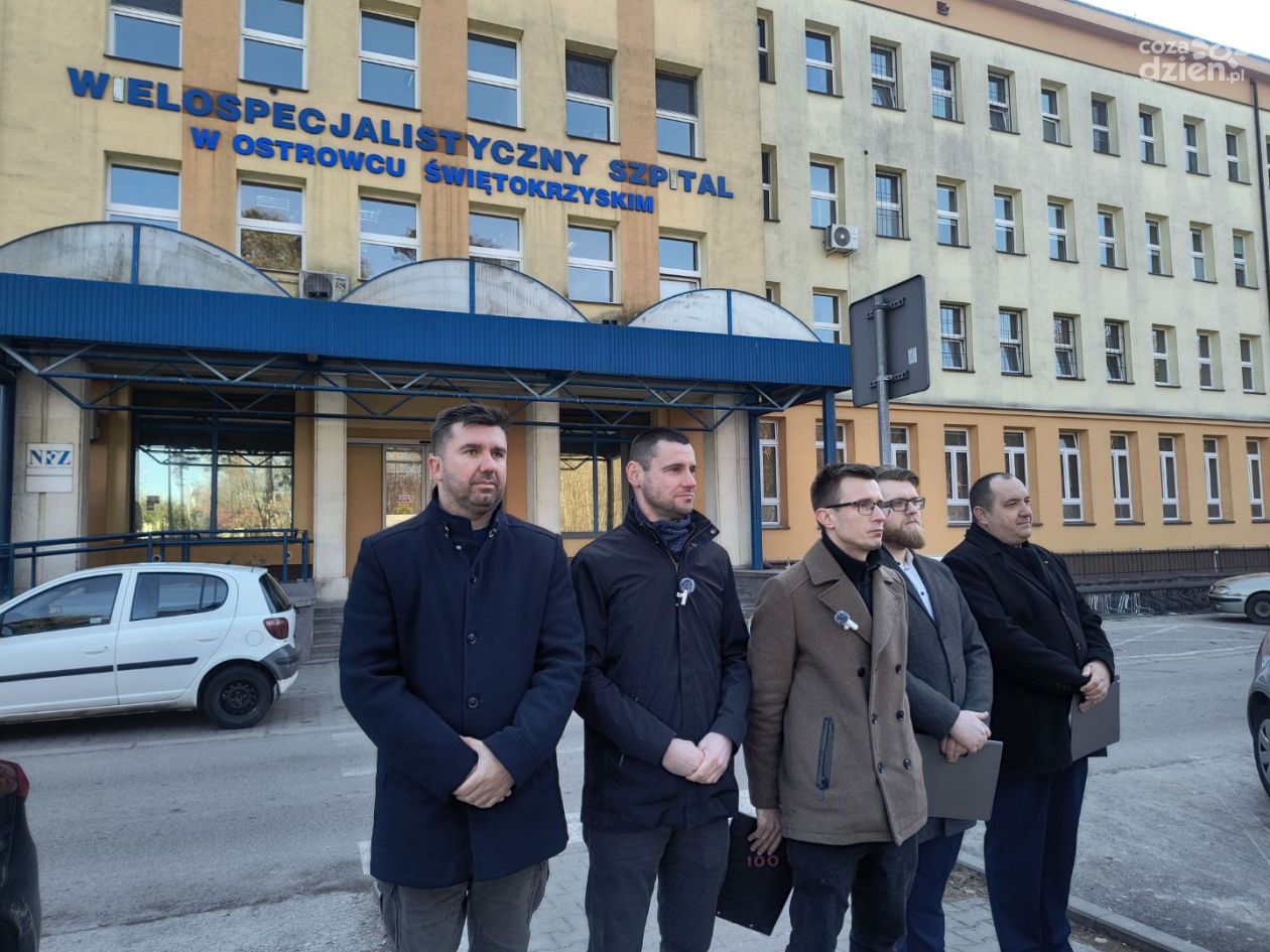 Dokąd zmierza ostrowiecki szpital i co z jego finansami? O to martwią się członkowie Konfederacji