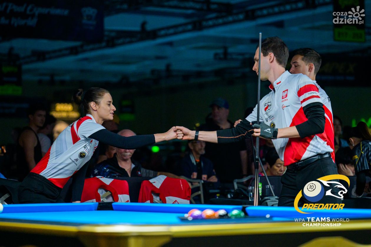 Historyczne srebro Polaków w Las Vegas. Kielczanka w składzie wicemistrzów świata w bilardzie