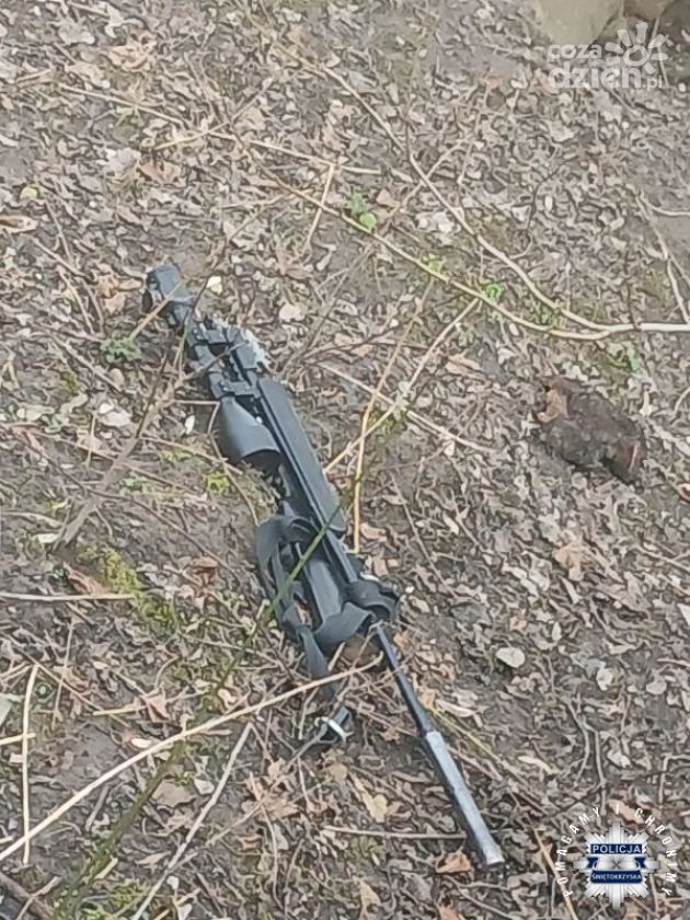 Strzelał w kierunku policjantki. 34-latek z gminy Ożarów aresztowany na trzy miesiące