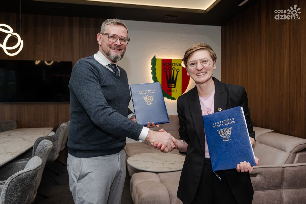 Kielce stawiają na sport. Korona podpisała z miastem nową umowę promocyjną