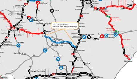Kilkanaście firm i konsorcjów chętnych do projektowania S74 od Opatowa do Niska