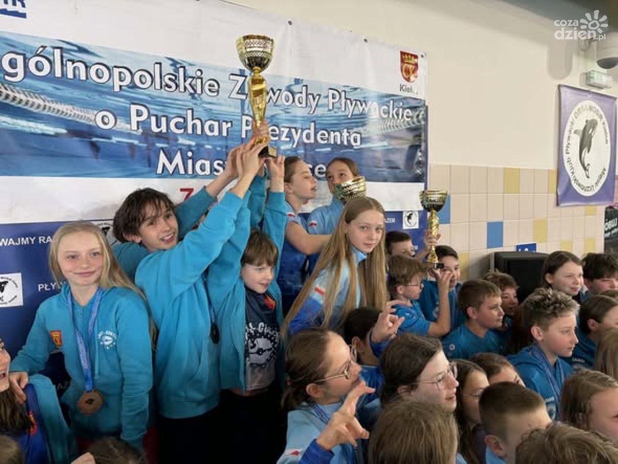 Orka MOSiR Kielce triumfuje w pływackim Pucharze Prezydenta Miasta