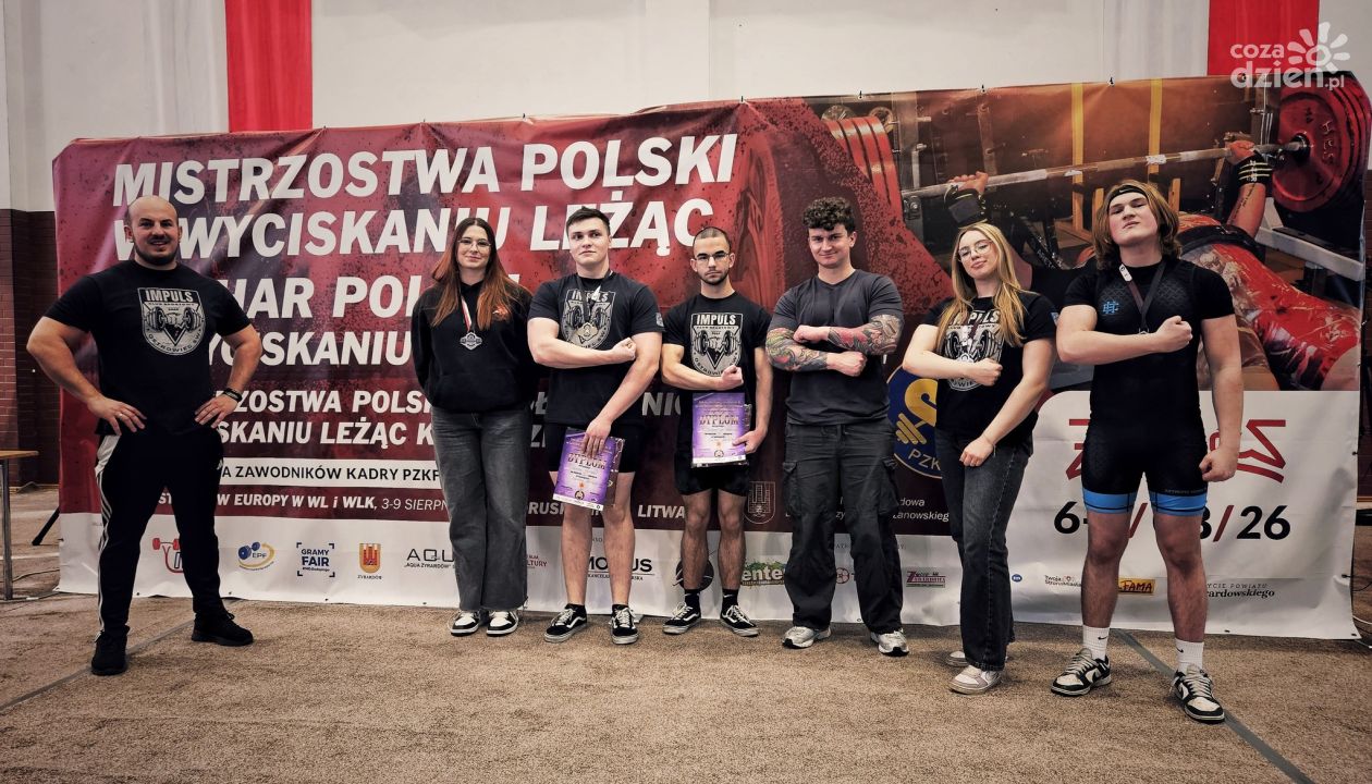 Siłacze KS Impuls Czyżewscy z medalami w Żyrardowie