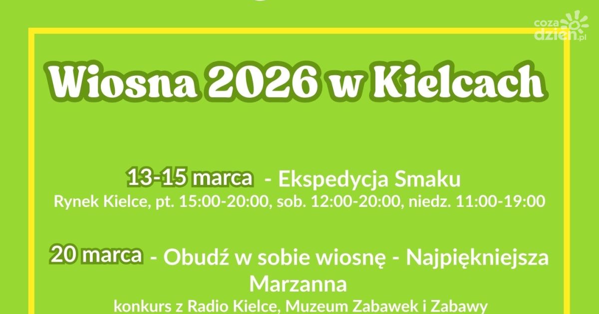 Marzec w Kielcach pełen kultury, nauki i sportu